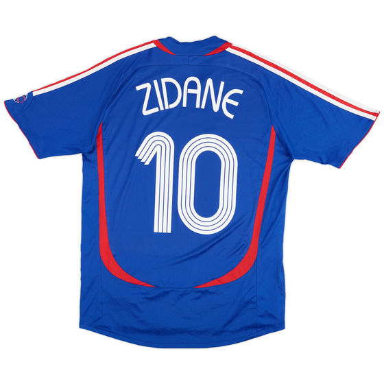 2006-07 France Home Shirt Zidane #10 - 3/10 - (M)