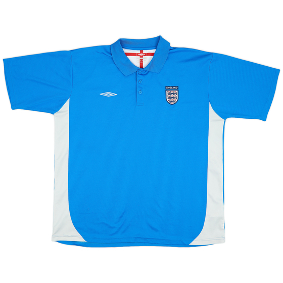 2008-09 England Umbro Polo Shirt - 9/10 - (XL)