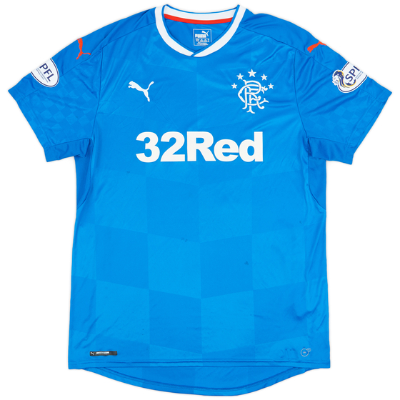 2016-18 Rangers Home Shirt - 5/10 - (XL)