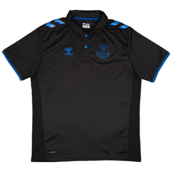2021-22 Everton Hummel Polo Shirt - 9/10 - (XL)
