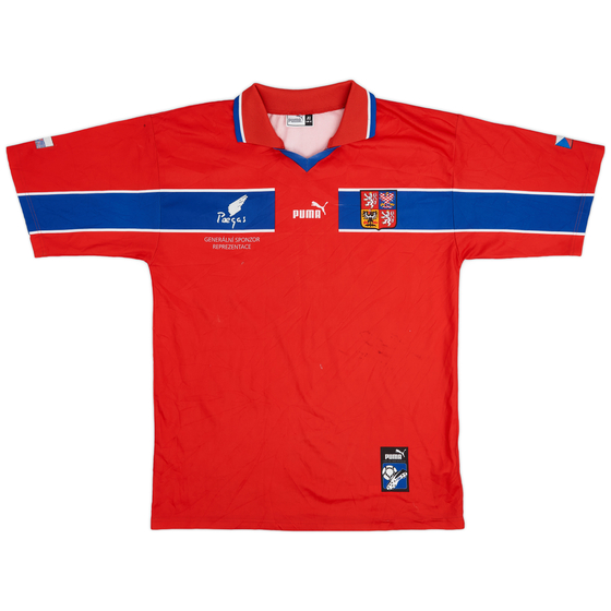 1998-00 Czech Republic Basic Home Shirt - 5/10 - (XL)