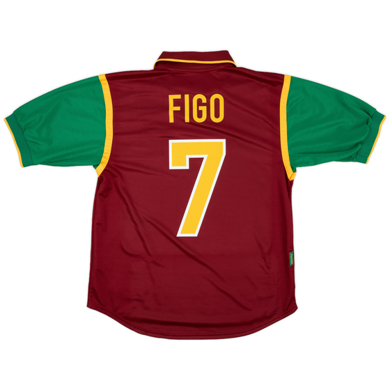 1998-00 Portugal Home Shirt Figo #7 - 9/10 - (M)