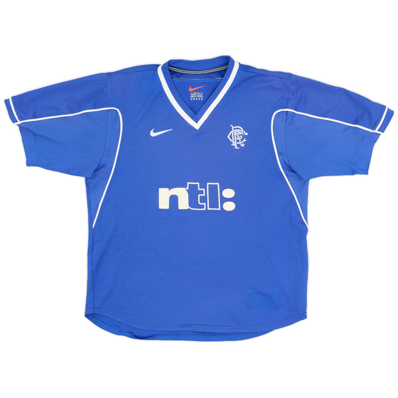 1999-01 Rangers Home Shirt - 6/10 - (XL.Boys)