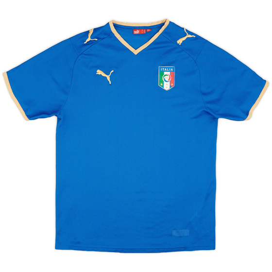 2007-08 Italy Basic Home Shirt - 9/10 - (M)