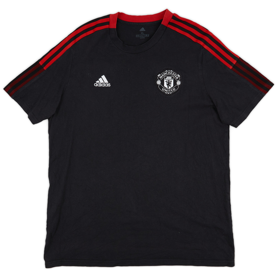 2021-22 Manchester United adidas Cotton Tee - 8/10 - (XL)