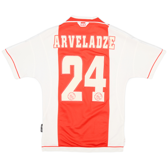 1999-00 Ajax Home Shirt Arveladze #24 - 9/10 - (L.Boys)