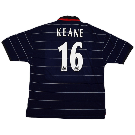 1999-00 Manchester United Away Shirt Keane #16 - 9/10 - (XL)