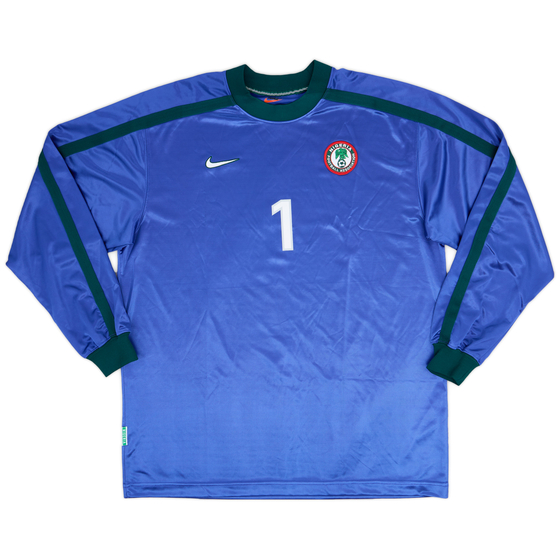 1998-00 Nigeria Player Issue GK Shirt #1 - 8/10 - (XL)