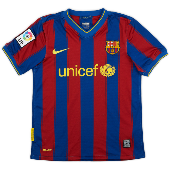 2009-10 Barcelona Home Shirt - 8/10 - (M.Boys)