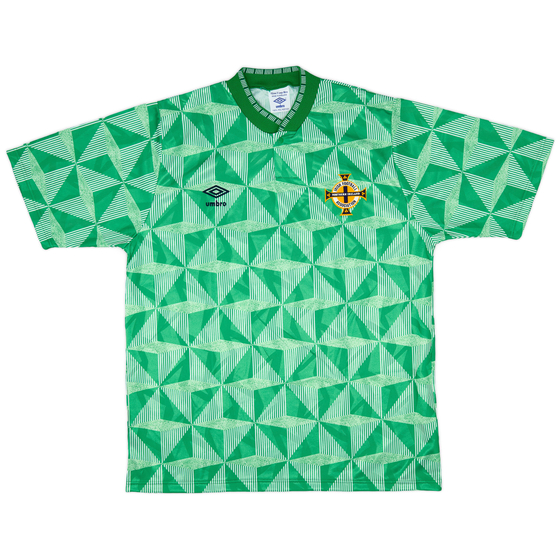 1990-92 Northern Ireland Home Shirt - 9/10 - (XL)