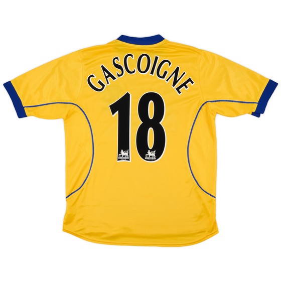 2000-01 Everton Away Shirt Gascoigne #18 - 6/10 - (M)