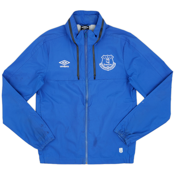 2015-16 Everton Umbro Hooded Rain Jacket - 6/10 - (S)