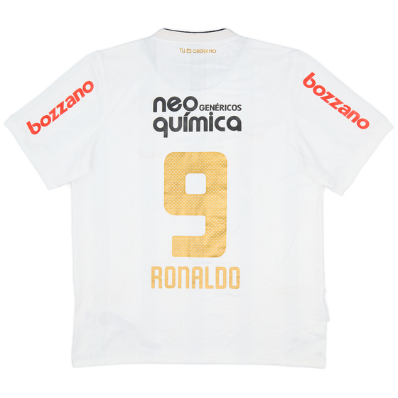 2010 Corinthians '100 Year Anniverary' Shirt Ronaldo #9 - 8/10 - (L)