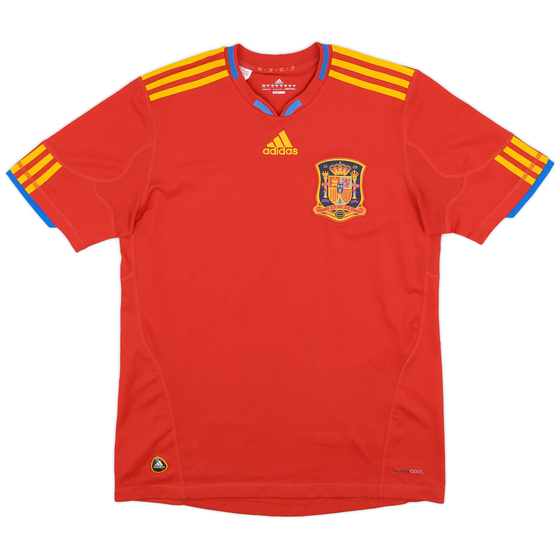 2009-10 Spain Home Shirt - 9/10 - (XL.Boys)