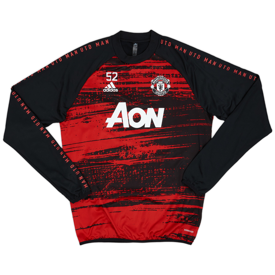 2020-21 Manchester United Player Issue adidas Sweat Top #52 - 7/10 - (M)