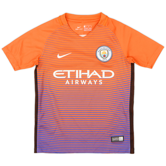 2016-17 Manchester City Third Shirt - 9/10 - (XS.Boys)