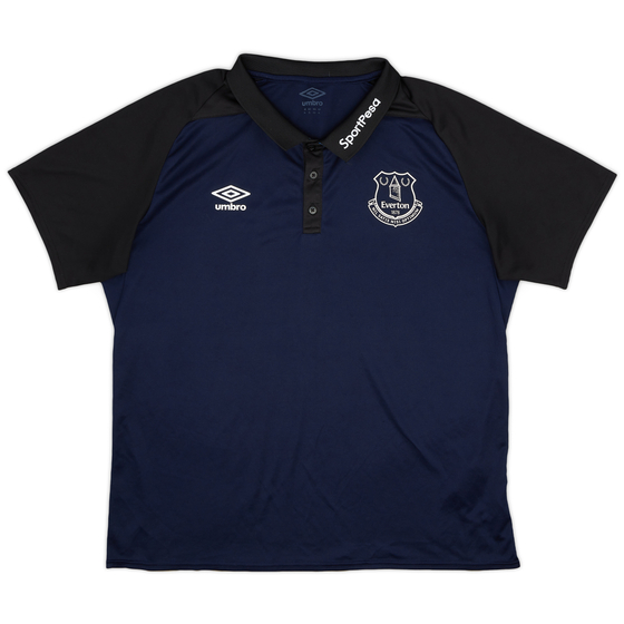 2019-20 Everton Umbro Polo Shirt - 9/10 - (XL)