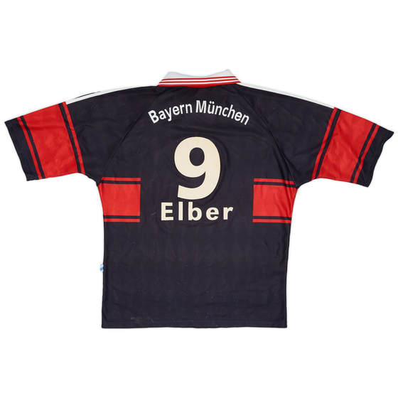 1997-99 Bayern Munich Home Shirt Elber #9 - 8/10 - (L)