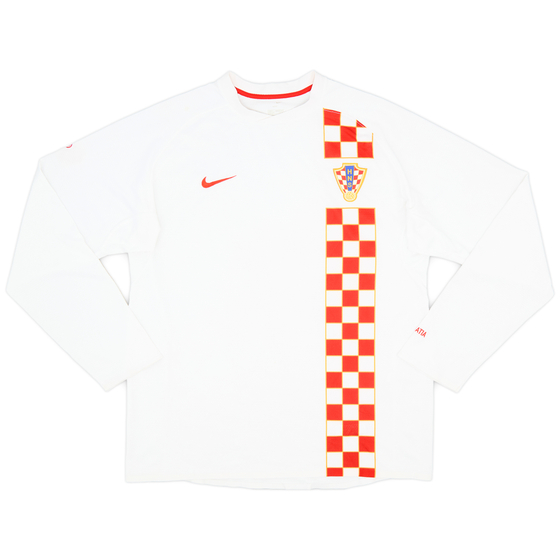 2006-08 Croatia Player Issue Nike Training L/S Shirt - 9/10 - (L)