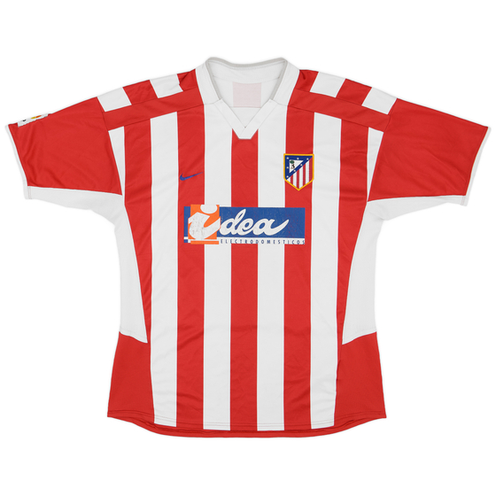 2002-03 Atletico Madrid Home Shirt - 5/10 - (L)
