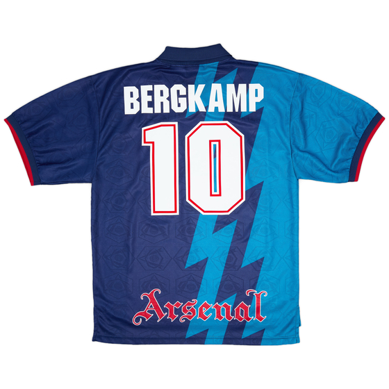 1995-96 Arsenal Away Shirt Bergkamp #10 - 9/10 - (XL)