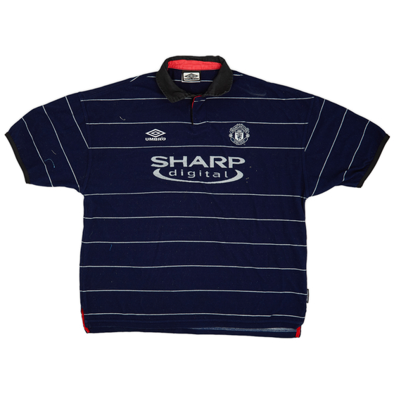 1999-00 Manchester United Away Shirt - 5/10 - (XXL)