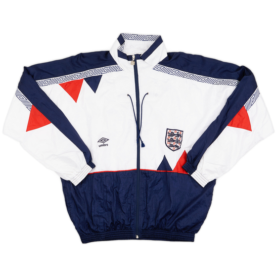 1990-92 England Umbro Track Jacket - 9/10 - (L)