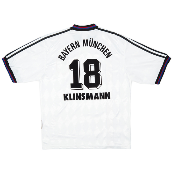 1996-98 Bayern Munich Away Shirt Klinsmann #18 - 9/10 - (M)