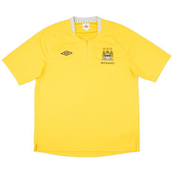 2010-11 Manchester City Umbro 1/4 Zip Training Shirt - 5/10 - (XXL)
