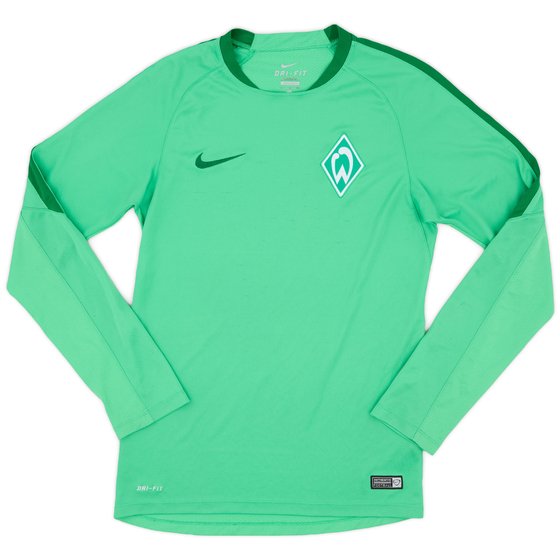 2015-16 Werder Bremen Nike Training L/S Shirt - 8/10 - (S)