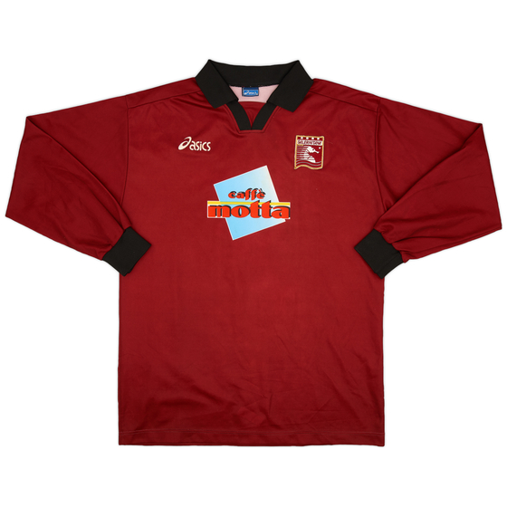 1996-97 Salernitana Home L/S Shirt #4 - 8/10 - (XL)