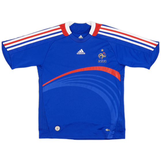 2007-08 France Home Shirt - 9/10 - (M.Boys)