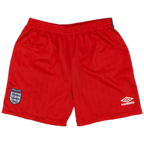 1999-01 England Away Shorts - 9/10 - (L)
