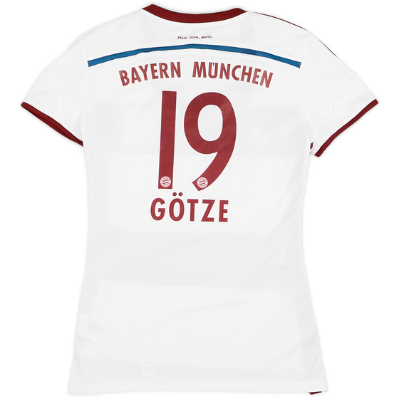 2014-15 Bayern Munich Women Away Shirt Götze #19 - 8/10 - (Women's M)