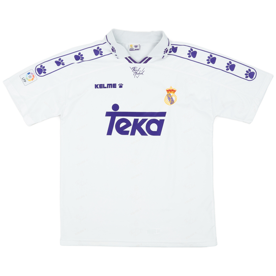 1994-96 Real Madrid Home Shirt - 8/10 - (XL)