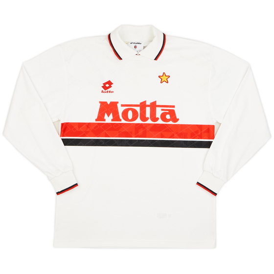 1993-94 AC Milan Away L/S Shirt - 9/10 - (M)