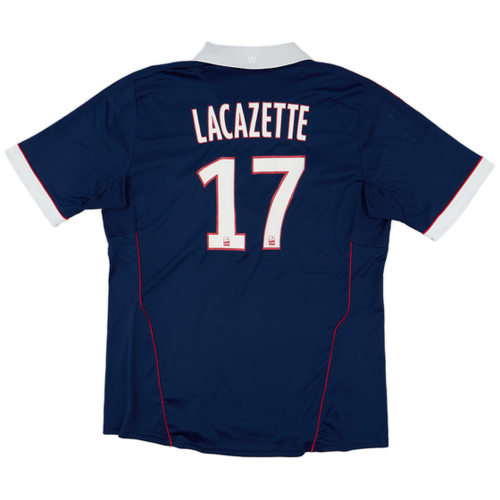 2011-12 Lyon Away Shirt Lacazette #17 - 5/10 - (XXL)
