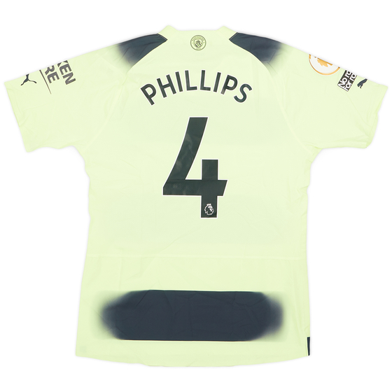 2022-23 Manchester City Match Issue Third Shirt Phillips #4