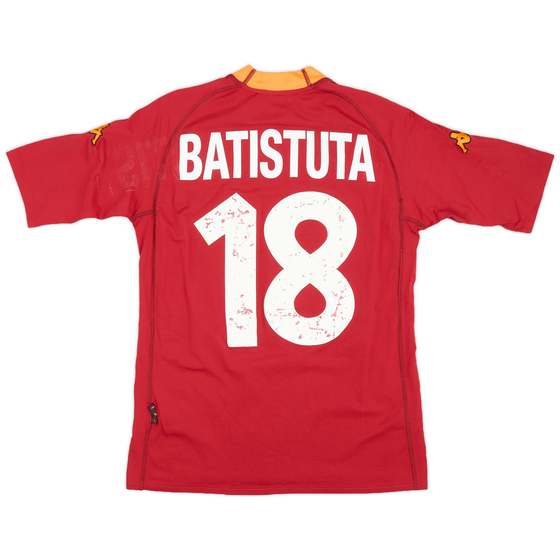 2000-01 Roma Home Shirt Batistuta #18 - 5/10 - (S)