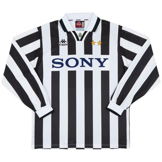 1995-97 Juventus Home L/S Shirt - 8/10 - (L)