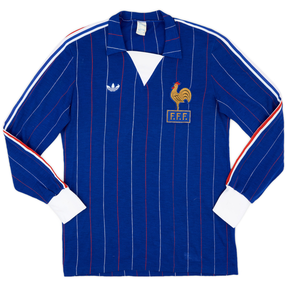 1980-82 France Home L/S Shirt - 9/10 - (L)