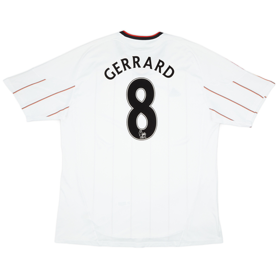 2010-11 Liverpool Away Shirt Gerrard #8 - 5/10 - (XXL)