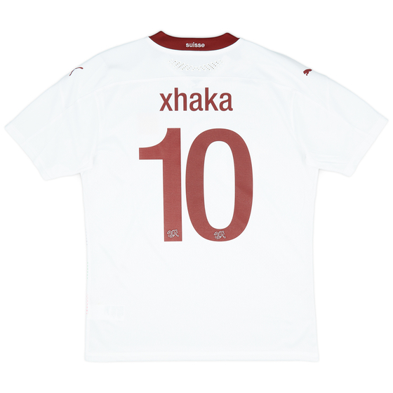 2020-21 Switzerland Authentic Away Shirt Xhaka #10