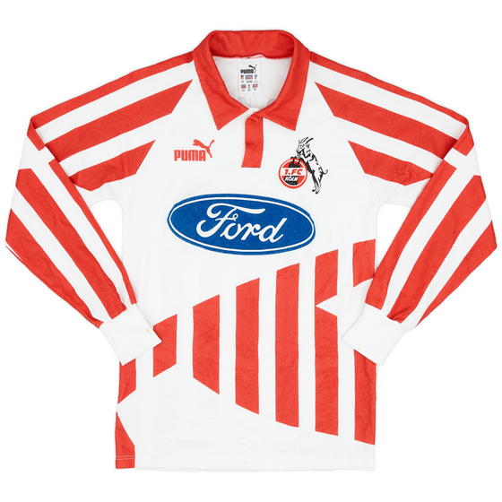 1994-95 FC Koln Home L/S Shirt - 8/10 - (XS)