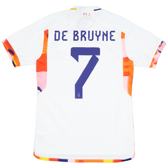 2022-23 Belgium Away Shirt De Bruyne #7 (S)