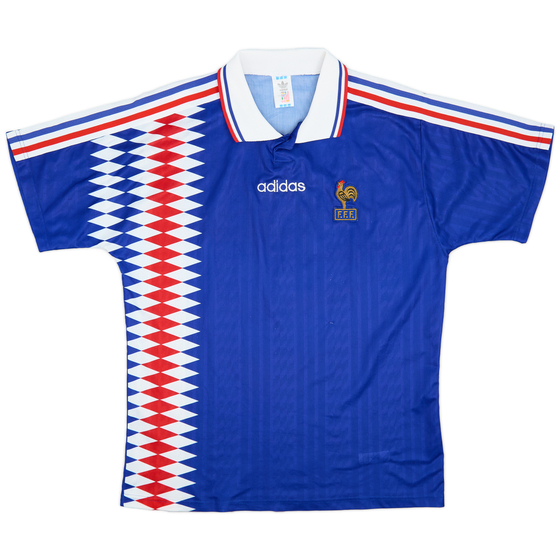 1994-96 France Home Shirt - 9/10 - (L)