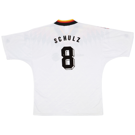 1994-96 Germany Home Shirt Schulz #8 - 7/10 - (XL)