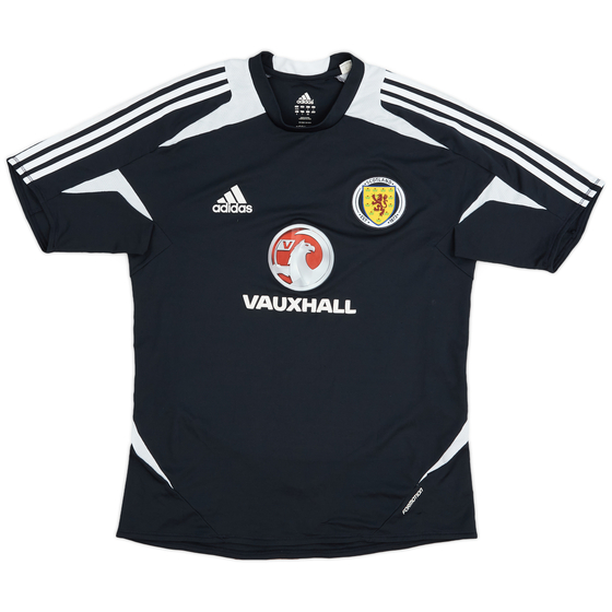 2011-12 Scotland Player Issue adidas Training Shirt - 8/10 - (L)