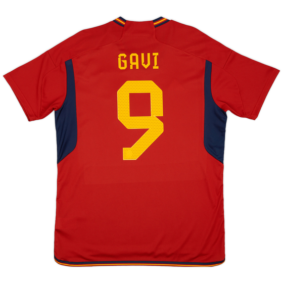 2022-23 Spain Home Shirt Gavi #9