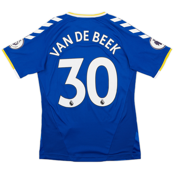 2021-22 Everton Home Shirt van de Beek #30 (S)